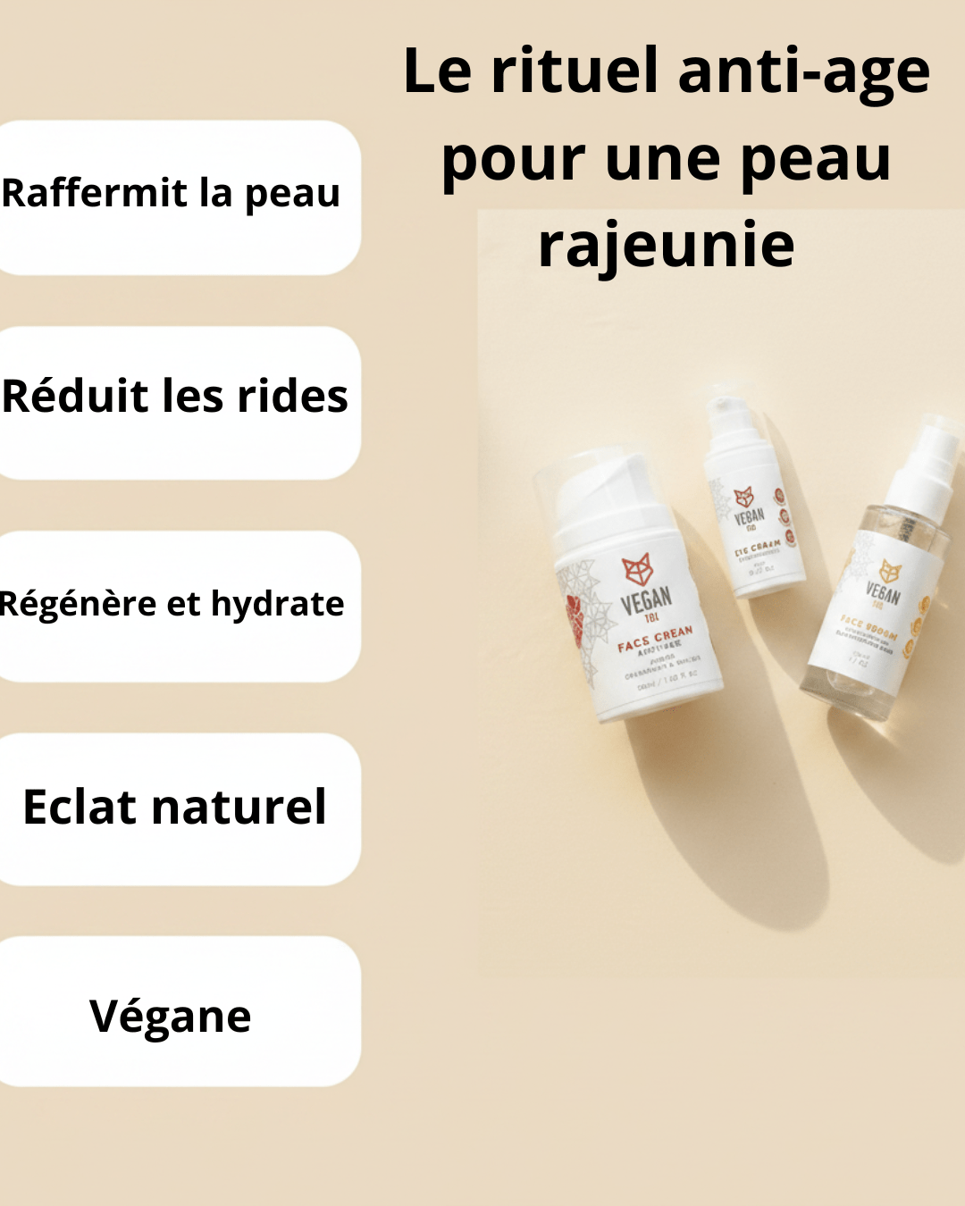 Coffret Anti-Âge Complet — Raffermit, Régénère & Rajeunit une Routine Naturelle