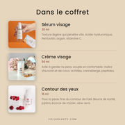 Coffret Anti-Âge Vegan Fox — Sérum, Crème Visage & Contour des Yeux