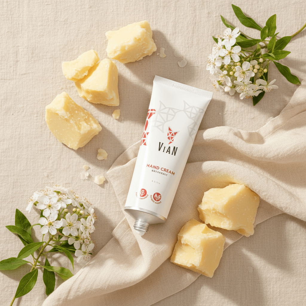 Crème Mains Beurre de Karité — Nutrition Intense & Mains Douces