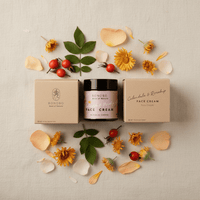 Crème Visage Calendula & Rose Musquée — Apaisante & Régénérante