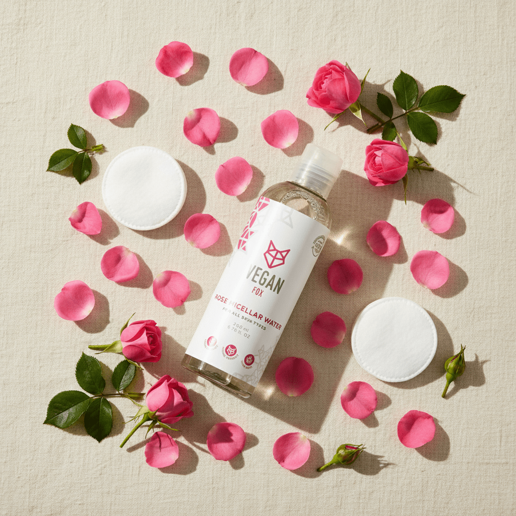 Eau Micellaire à la Rose — Démaquillage Doux, Apaisant & Sans Rinçage