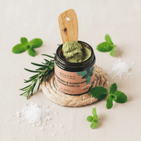 Gommage Corporel Menthe Poivrée & Romarin — Exfoliation Revitalisante