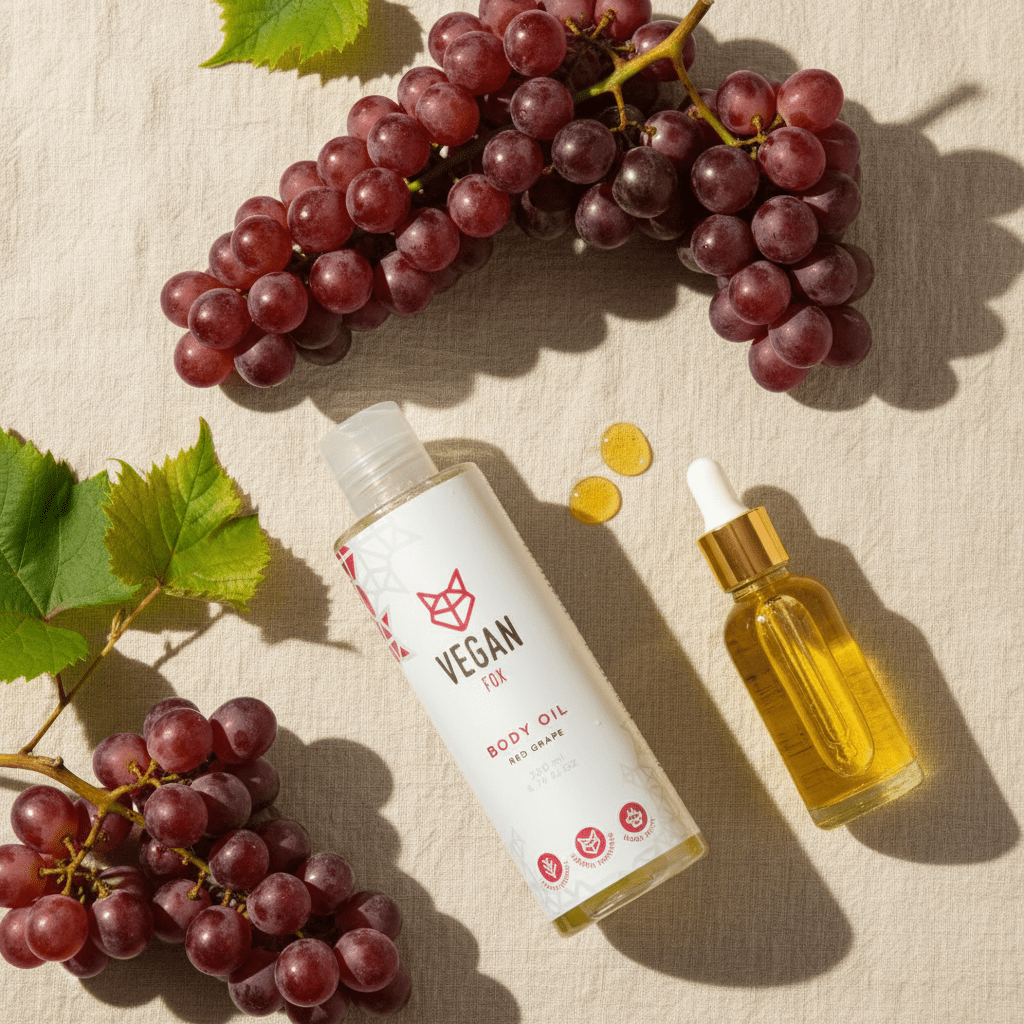 Huile Corps au Raisin Rouge — Antioxydante, Nourrissante & Sublimante