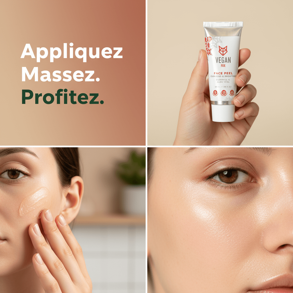 Peeling Visage Doux — Éclat Immédiat & Peau Lisse Dès la 1ère Utilisation