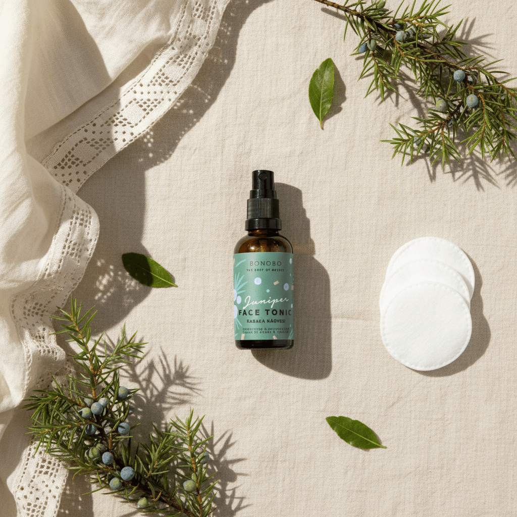 Tonique Visage Genévrier — Purifiant & Matifiant pour Peaux Grasses